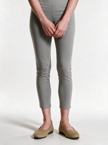 Mhyraene - Knit Slip-On Ballet Flats - Khaki