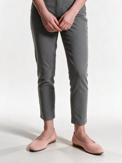 Mhyraene - Knit Slip-On Ballet Flats - Pink