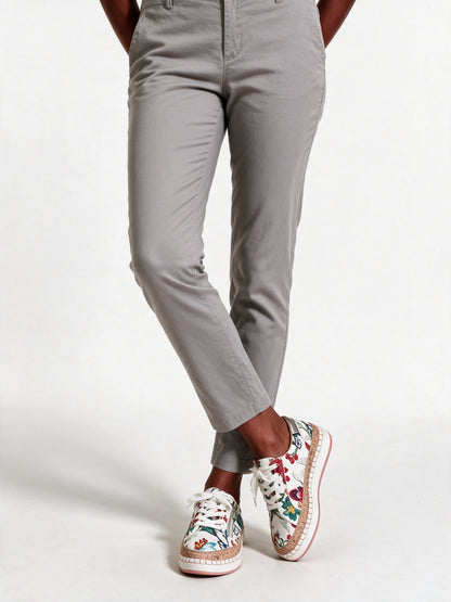 Olisette - Floral Print Side Zip Sneakers - view 1