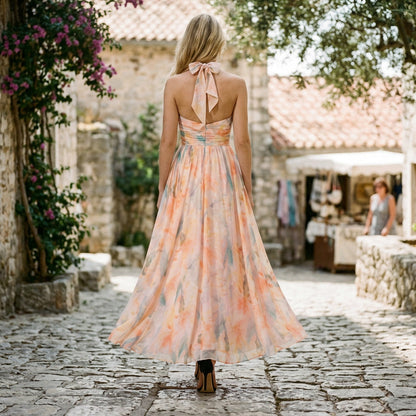 Olivia - Ethereal Floral Maxi Dress for Women