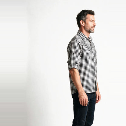 Anton - Bavarian Gingham Check Trachten Shirt