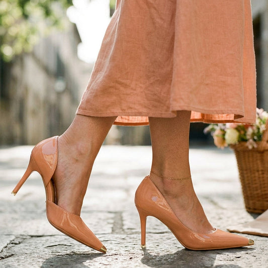 Juliette - Comfortable Closed Toe Heels for Women