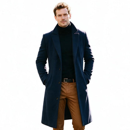 Owen - Elegant Men's Winter Overcoat for Formal Wear