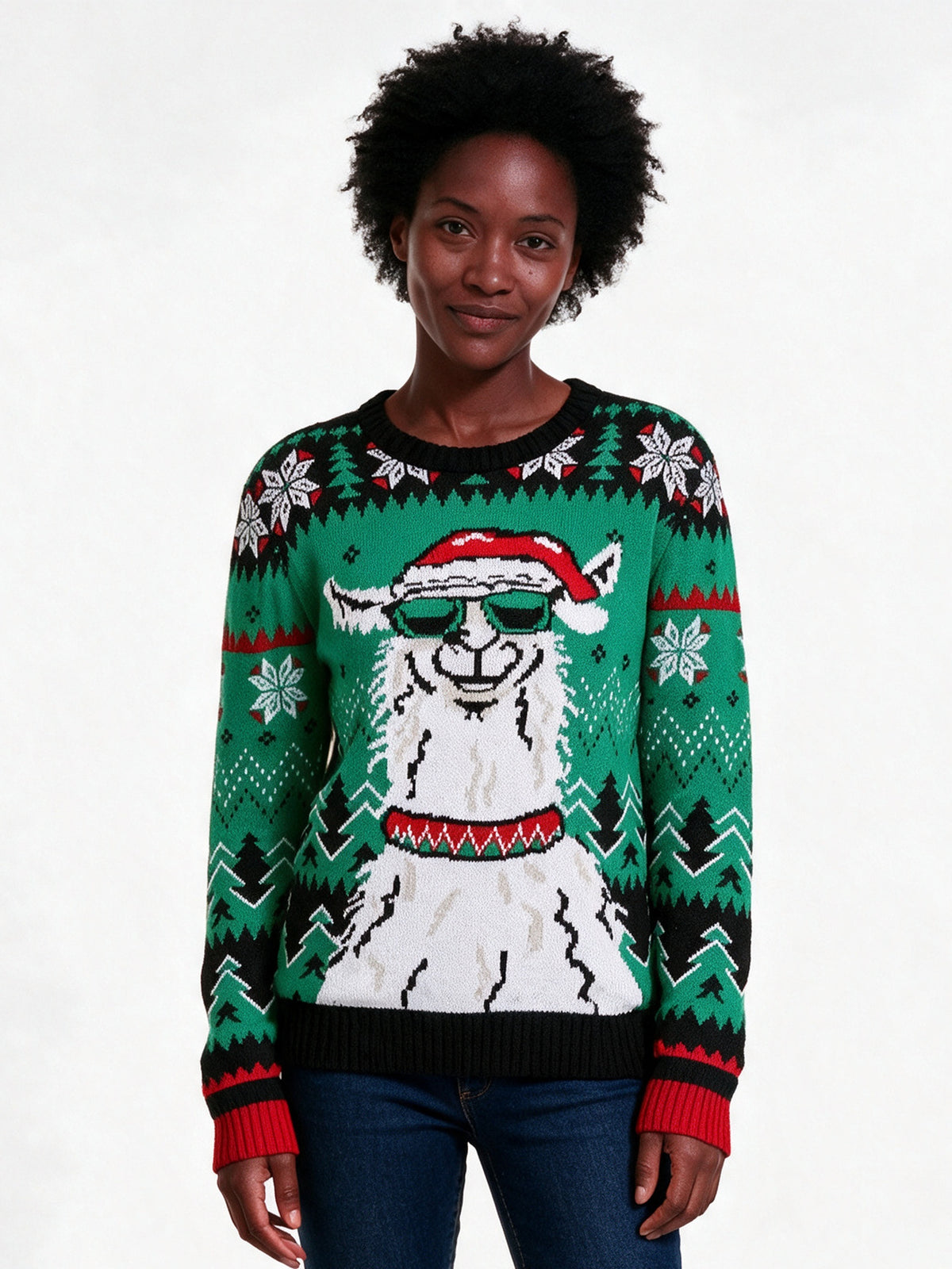 Ronja - Women's Fun Patterned Party Sweater in Five Designs - Alpaca