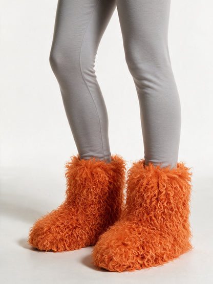 Runa - Women's Curly Fluffy Pull On Boots - view 3