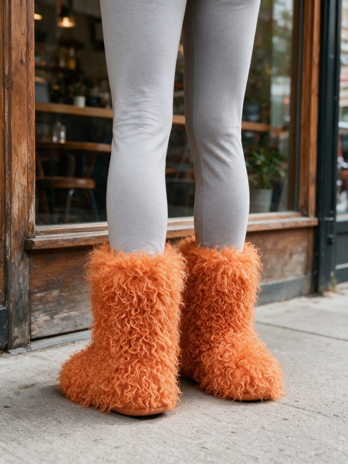 Runa - Women's Curly Fluffy Pull On Boots - view 4