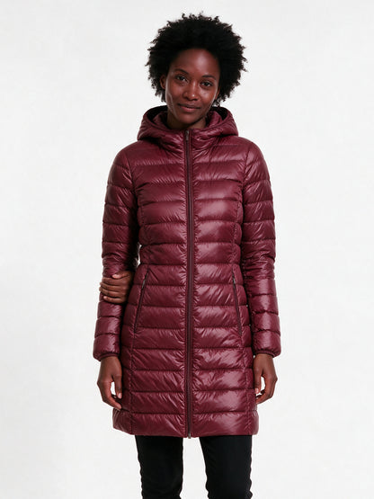 Sabrina - Stylish Ultralight Down Jacket for Autumn - Red