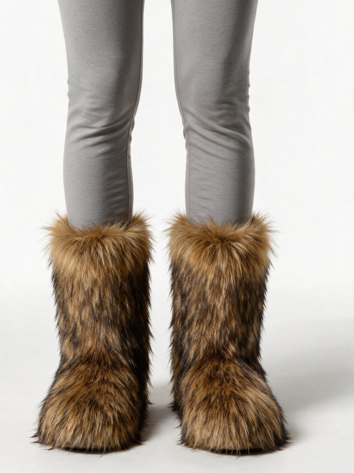 Saga - Women's Fluffy Mid Calf Pull On Boots - view 1