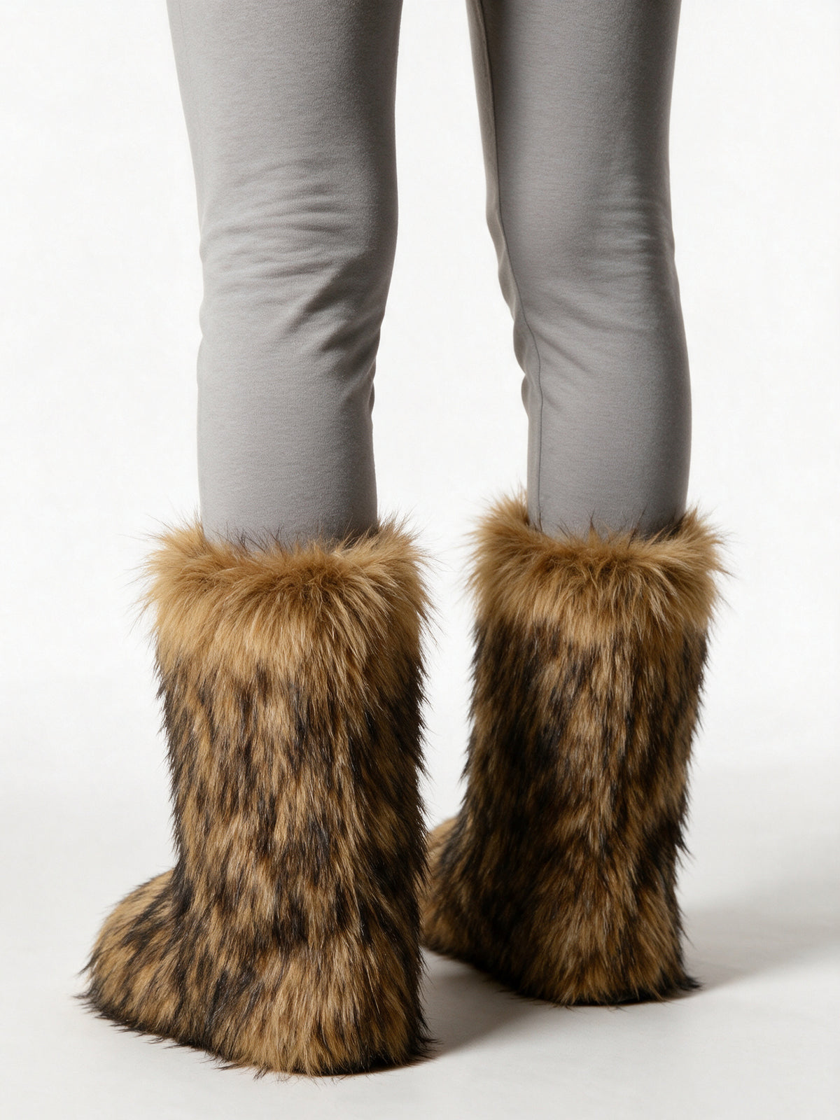 Saga - Women's Fluffy Mid Calf Pull On Boots - view 5