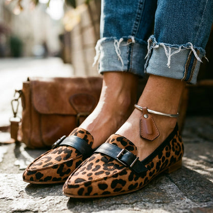 Scarlett - Elegant Black Loafers for Women