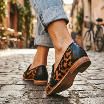 Scarlett - Elegant Black Loafers for Women