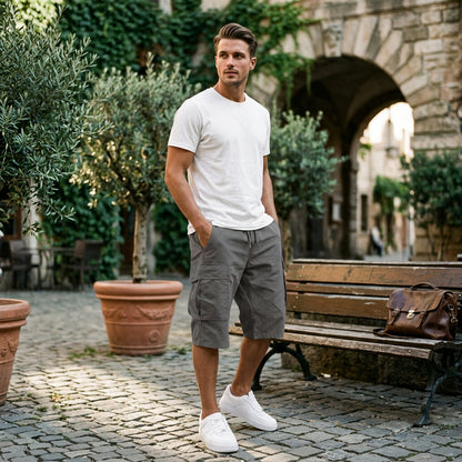 Sebastian - Stylish Men's Cargo Shorts with Multi Pockets