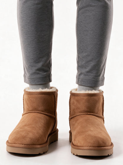 Siri - Women's Classic Pull On Boots in Seven Styles - Chestnut Mini