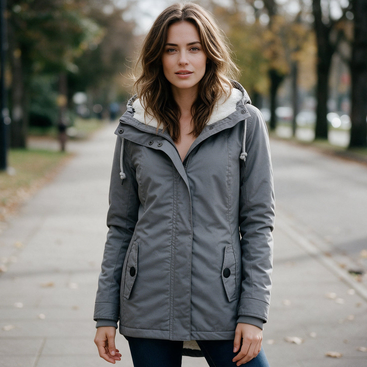Skyler - Stylish Hooded Winter Coat for Women