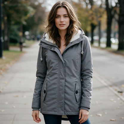 Skyler - Stylish Hooded Winter Coat for Women
