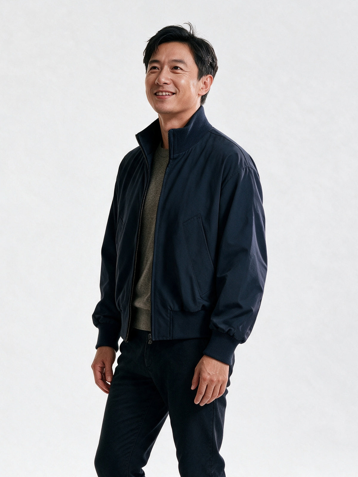 Steinar - Men's Stand Collar Zip Jacket - view 2