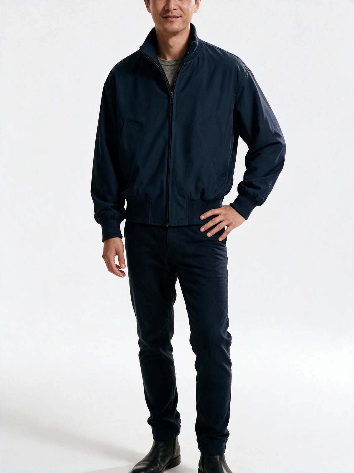 Steinar - Men's Stand Collar Zip Jacket - view 3