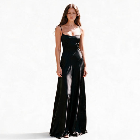 Tatianne - Elegant White Corset Maxi Dress for Women