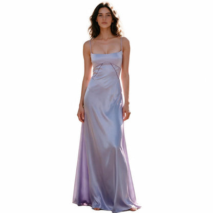 Tatianne - Elegant White Corset Maxi Dress for Women
