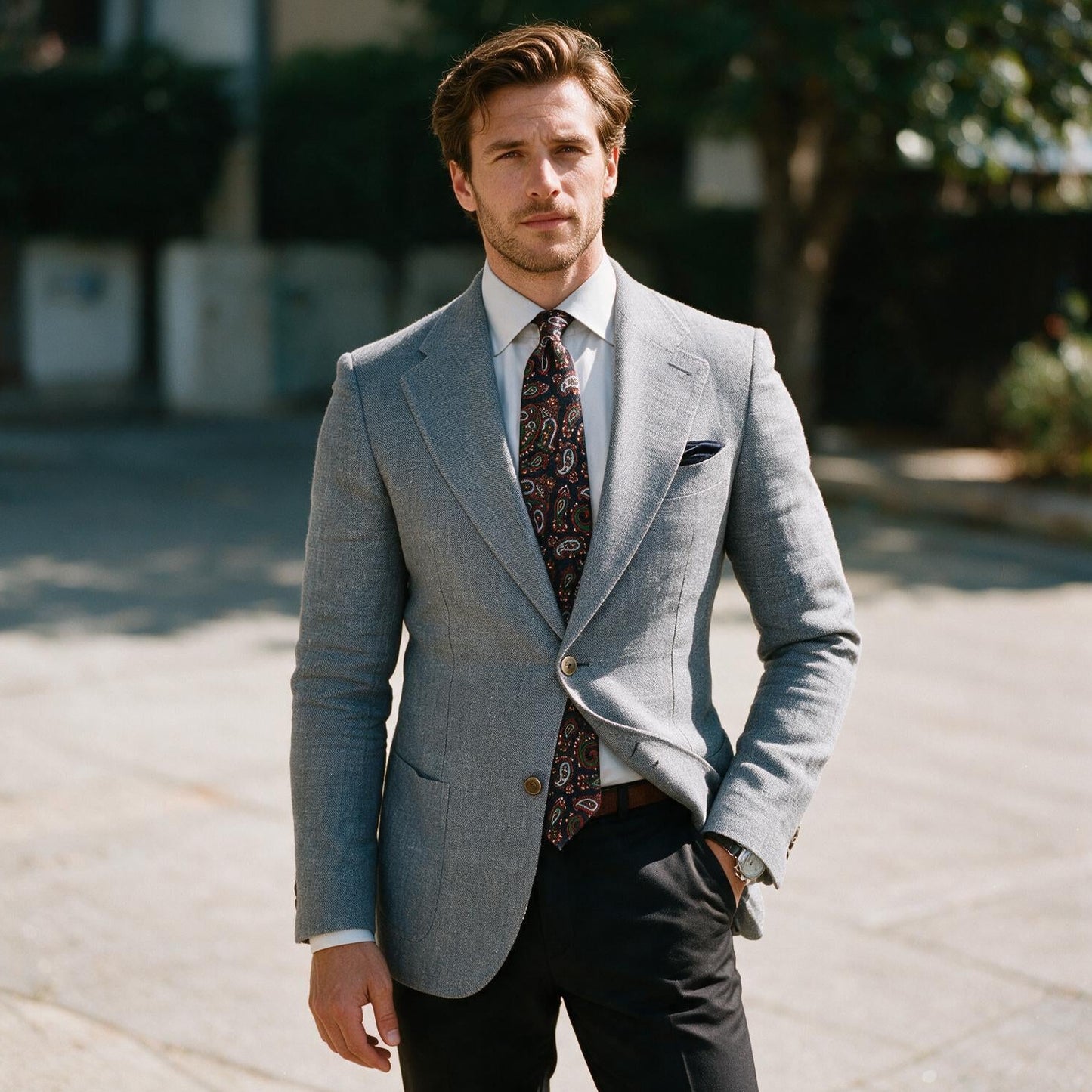 Theodore - Textured Tailored Blazer Jacket for Sprin