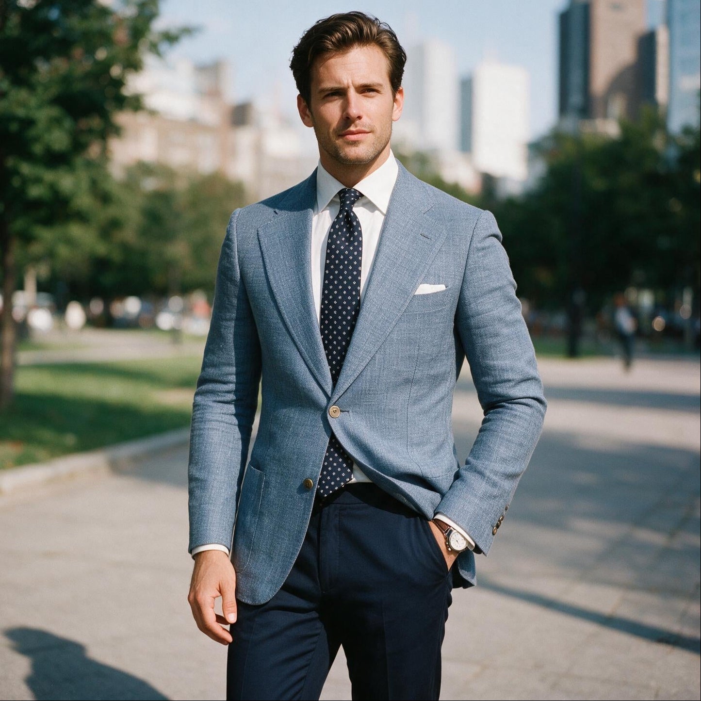 Theodore - Textured Tailored Blazer Jacket for Sprin
