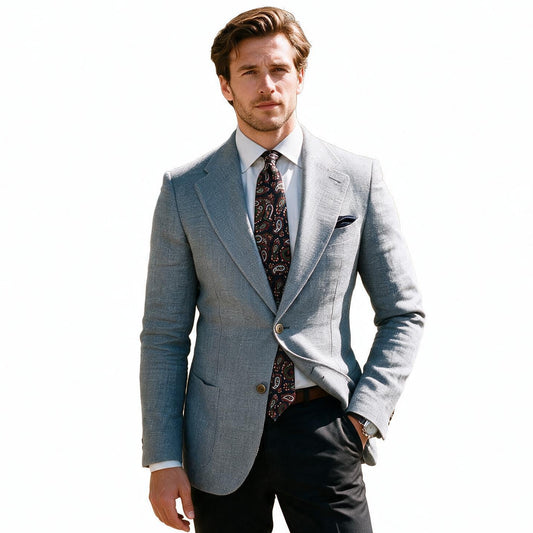 Theodore - Textured Tailored Blazer Jacket for Sprin