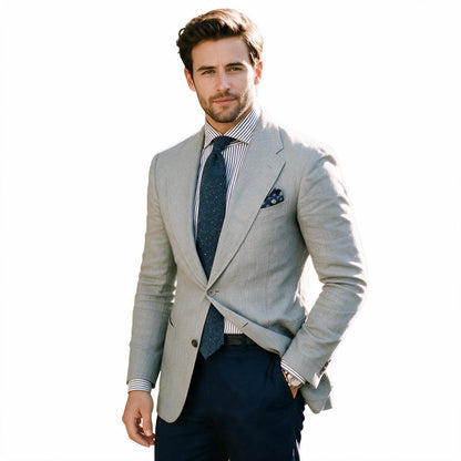 Theodore - Textured Tailored Blazer Jacket for Sprin