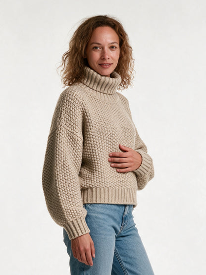 Thick Oversized Women's Sweater - view 2