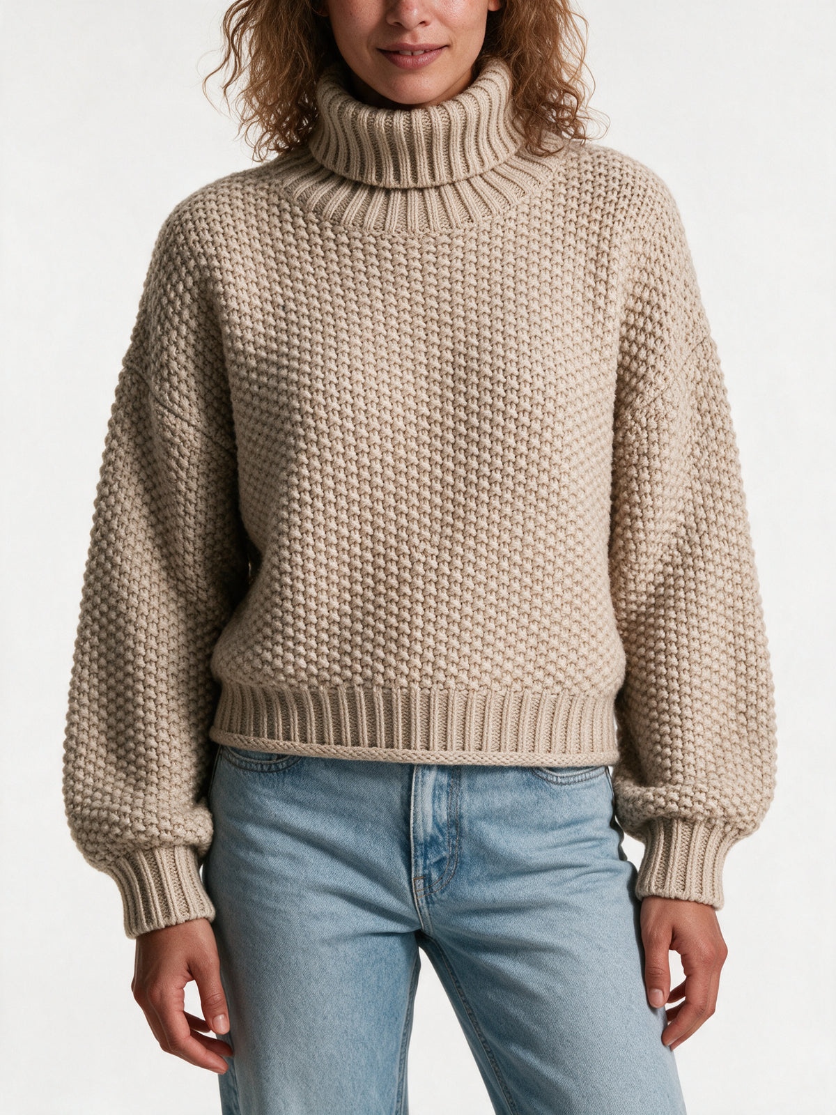 Thick Oversized Women's Sweater - view 3