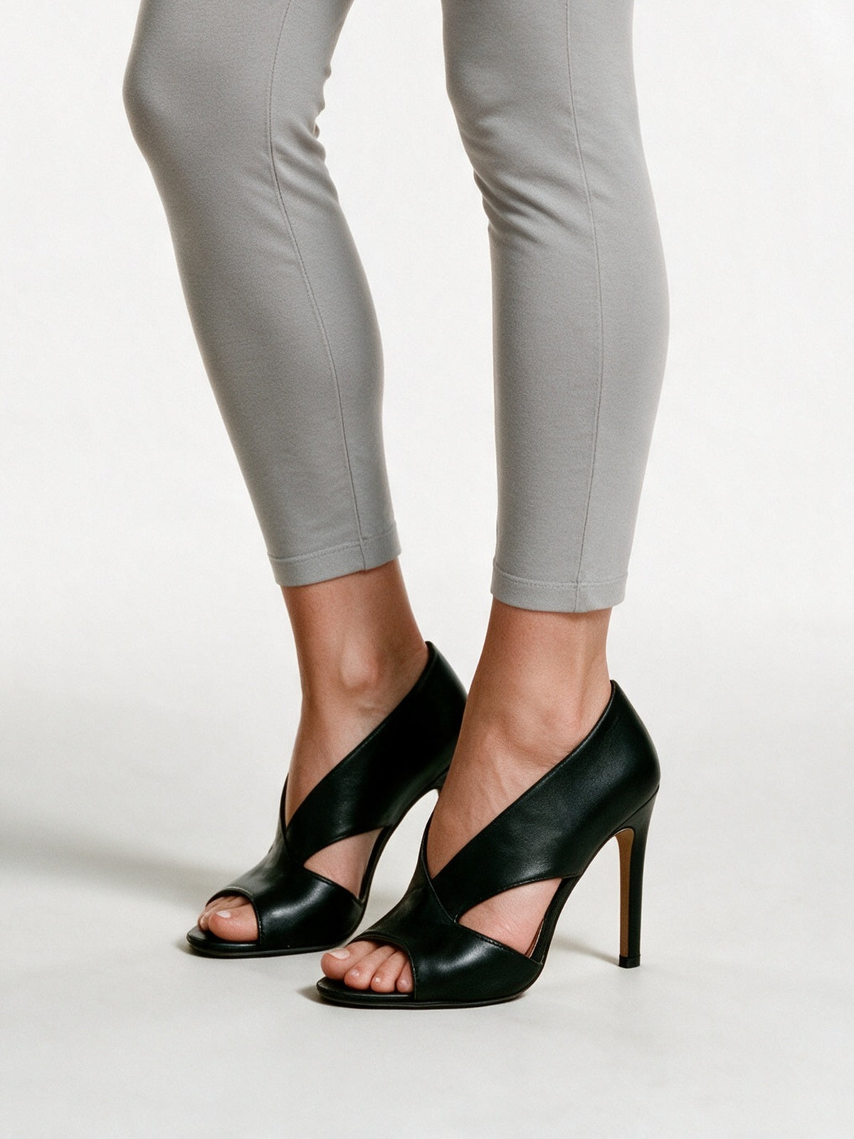 Claudia - Women's Cut-Out Peep Toe Stiletto Heels - view 2