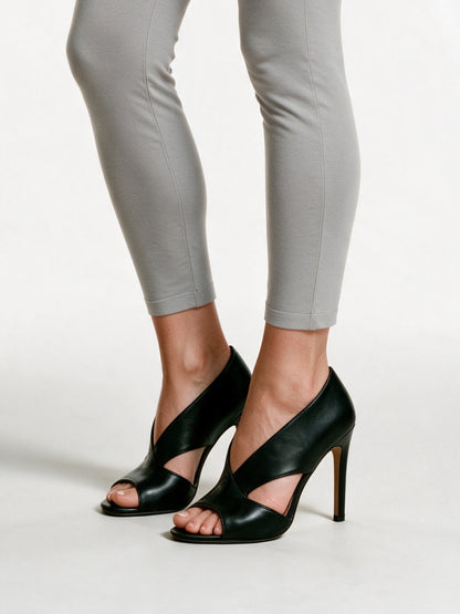 Claudia - Women's Cut-Out Peep Toe Stiletto Heels - view 2