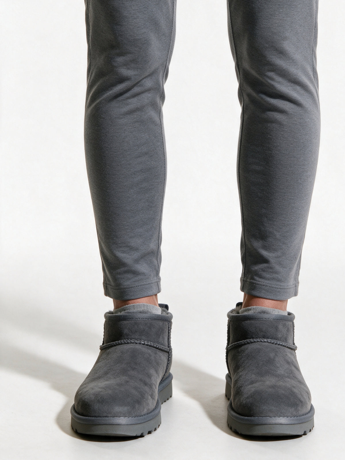 Tiril - Women's Ultra Mini Platform Pull On Boots - Grey