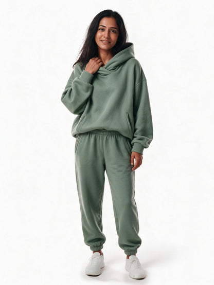Tiziana - Women's Oversized Hoodie and Jogger Set - Sage