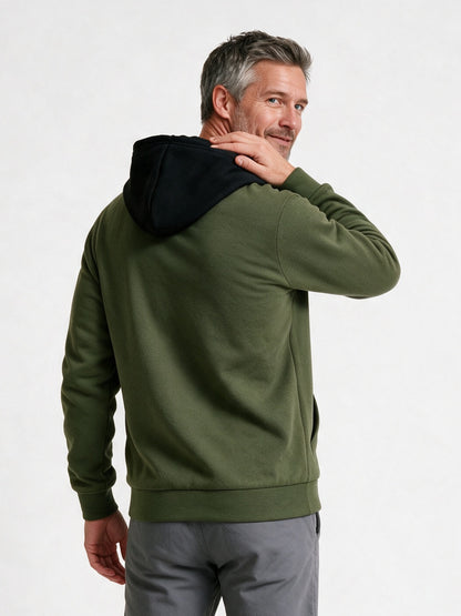 Torin - Men's Contrast Panel Pullover Hoodie - view 5
