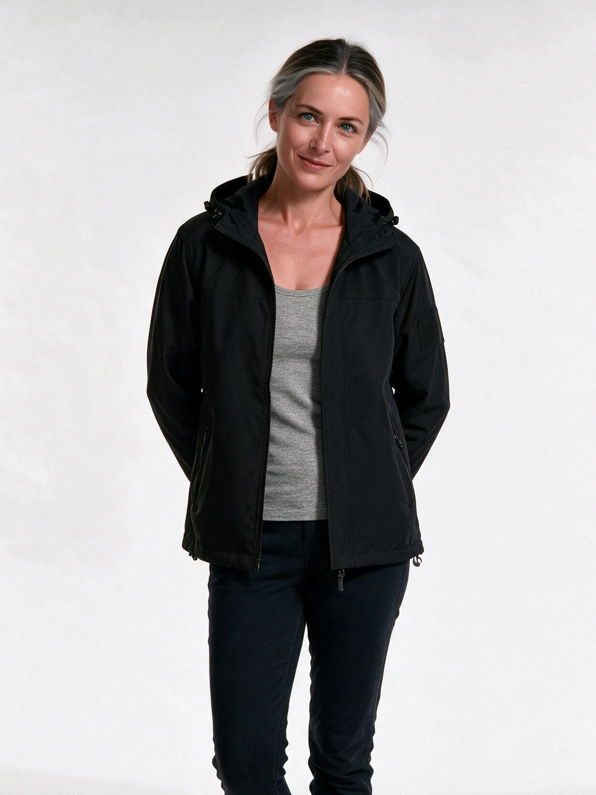 Trond - Unisex Two Tone Hooded Mountain Jacket - view 1