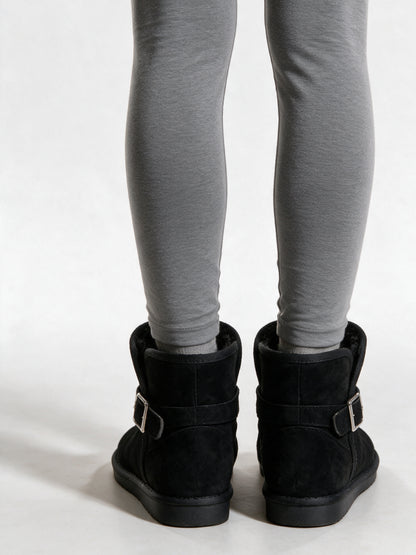 Vilde - Women's Mini Pull On Boots with Buckle Strap - view 5