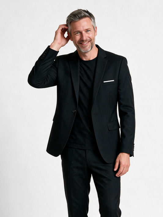 Vincent - Men's Slim Fit One Button Blazer - view 1