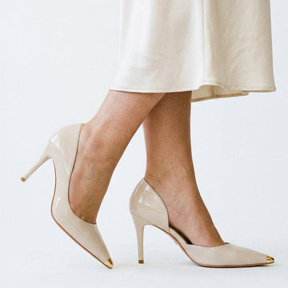 Juliette - Comfortable Closed Toe Heels for Women