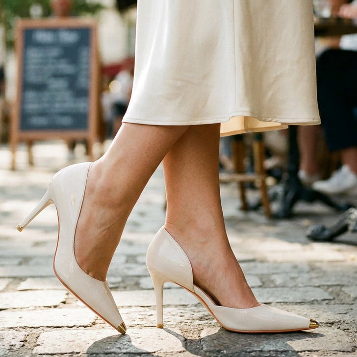 Juliette - Comfortable Closed Toe Heels for Women
