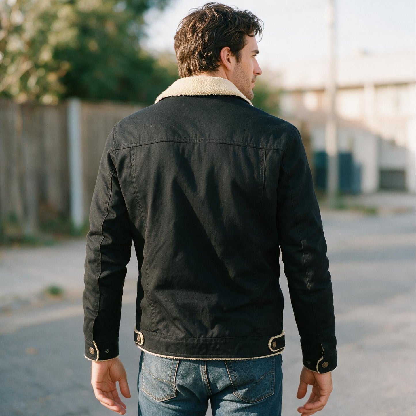 William - Cozy Men's Winter Jacket with Sherpa Lining