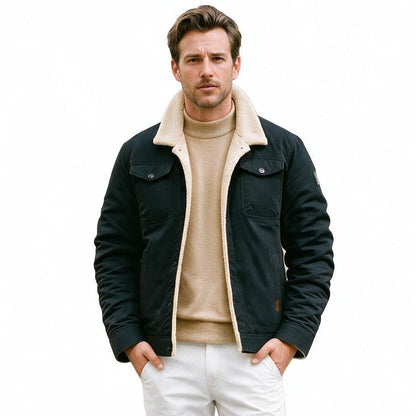 William - Cozy Men's Winter Jacket with Sherpa Lining