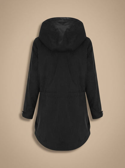 Madison - Hooded Parka Coat with Adjustable Waist