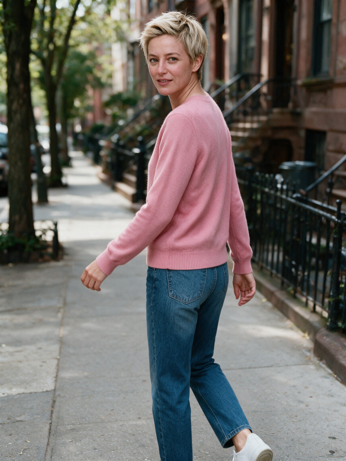 Yara - Women's Soft Knit Crew Neck Pullover - view 4