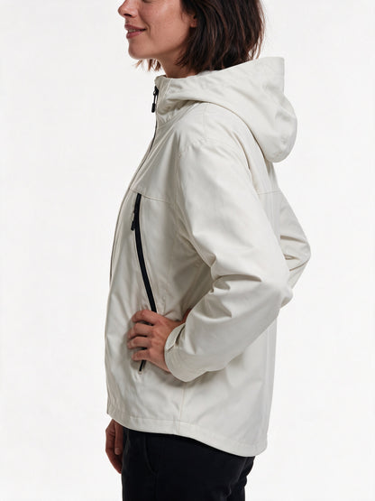 Zoe - Women's Short Water-Resistant Hooded Jacket - view 3