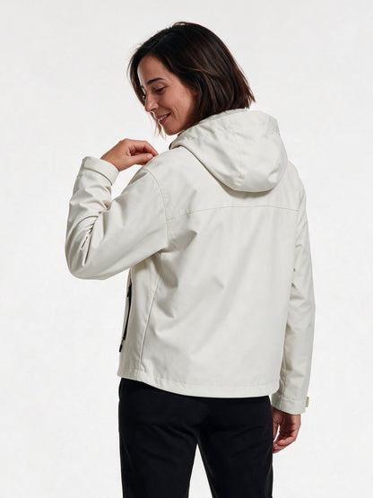 Zoe - Women's Short Water-Resistant Hooded Jacket - view 5